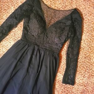 Vintage Lace wedding dress BLACK